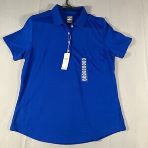 Callaway Opti-Dri Golf Polo Shirt‎ Womens Large Blue Performance NWT